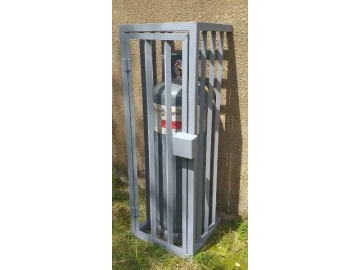 Gas tank security cages